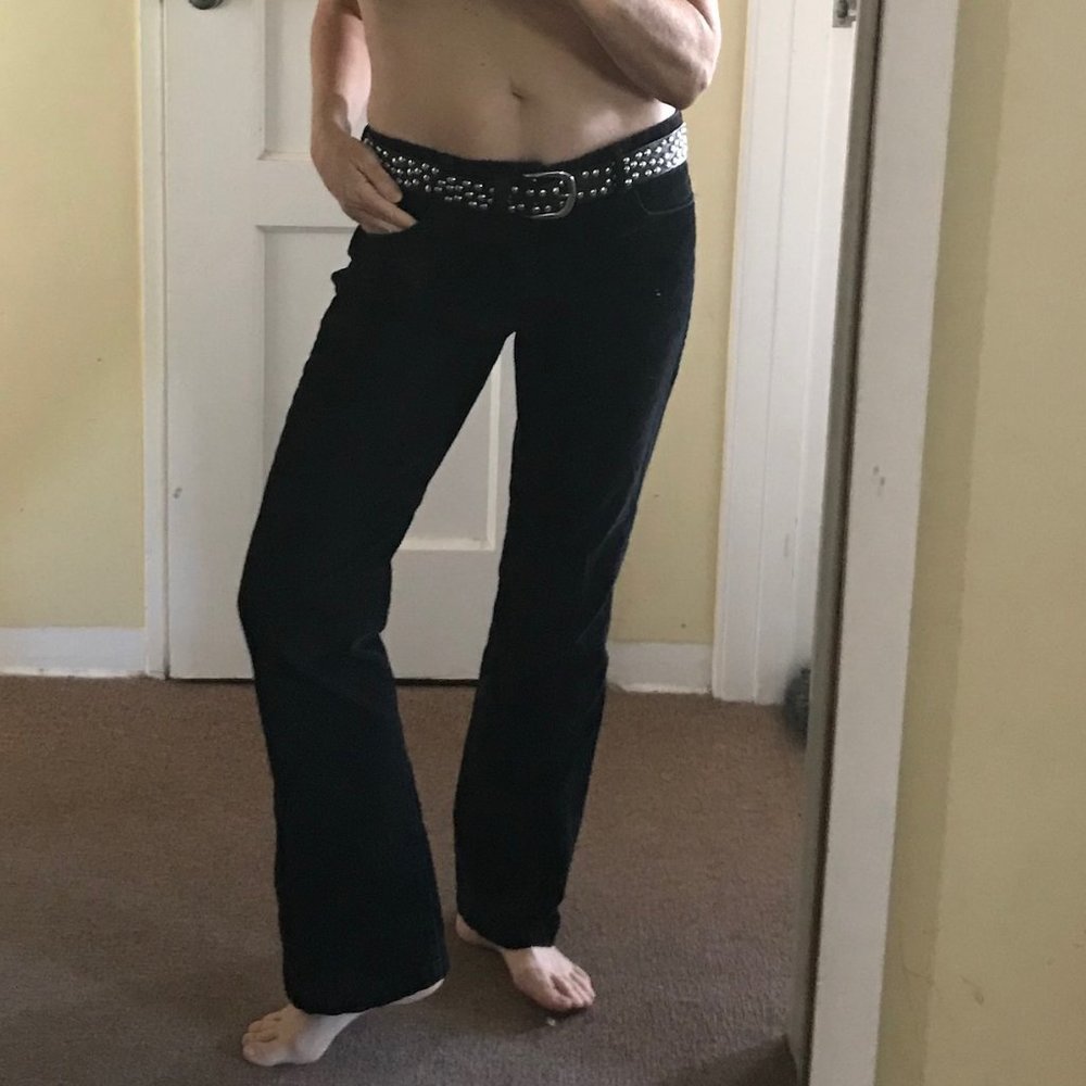 JCrew Favorite Fit Black Medium-Wale Corduroys